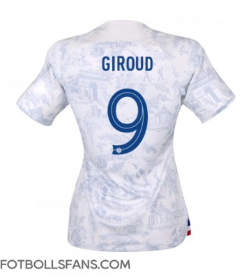 Frankrike Olivier Giroud #9 Replika Bortatröja Damer VM 2022 Kortärmad